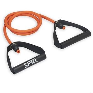 SPRI Orange Resistance Bands with Handles light